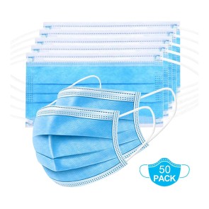 Mondmaskers 3-laags disposable 50 pack