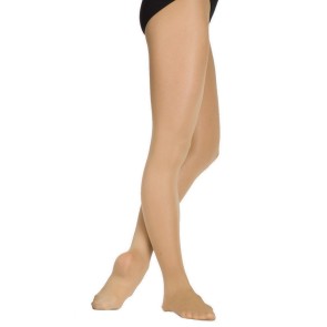 Capezio zachte panty met voet 1815