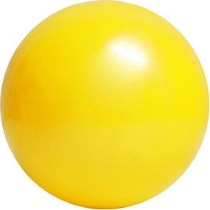 Pastorelli ITALIA metallic geel ritmisch gymnastiek bal