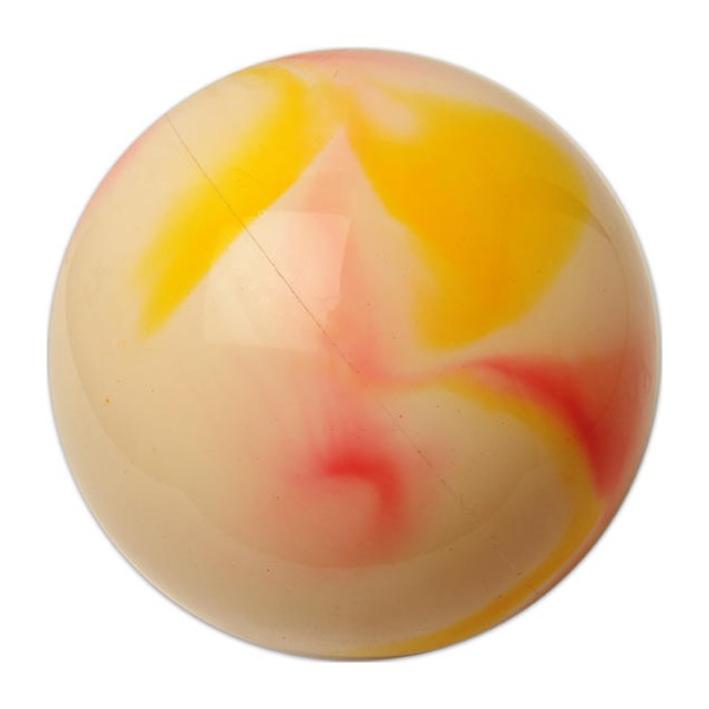 Pastorelli ITALIA metallic geel en roze gemarmerd ritmisch gymnastiek bal