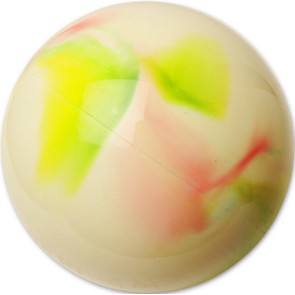 Pastorelli ITALIA metallic groen en roze gemarmerd ritmisch gymnastiek bal