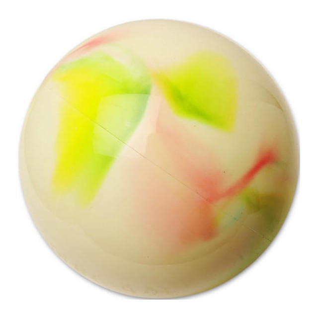 Pastorelli ITALIA metallic groen en roze gemarmerd ritmisch gymnastiek bal