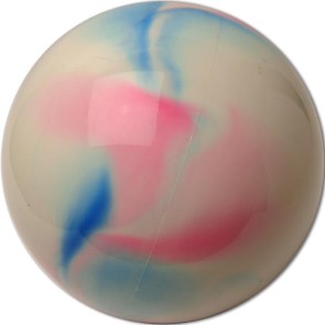 Pastorelli ITALIA metallic roze en licht blauw gemarmerd ritmisch gymnastiek bal