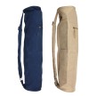 ToeSox Jute tas voor yogamat - Jute/Katoen - Waterdichte voering - extra vakken -  Jute Yoga Mat Bag