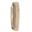 ToeSox Jute Yoga Mat Bag jute