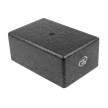 ToeSox Zwart yogablok - Dikte van 10 cm - Extra stabiliteit - Groter oppervlak - Polypropyleen -  469 EPP Yoga Block