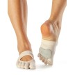 Dansvoetjes met losse teentjes ToeSox Wit