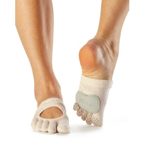 ToeSox Dansvoetjes met losse teentjes - Suède zooltjes - Antislip onder de tenen -  Full Toe Releve