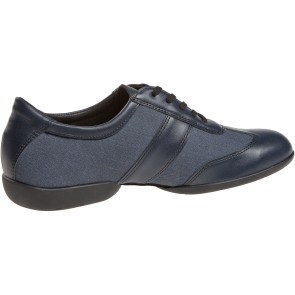 Diamant 123-325-565 Heren Navy danssneakers zijkant 