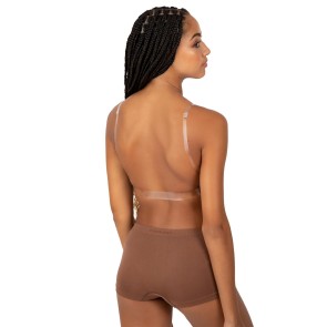 Capezio Deep Neck Clear Back Bra achterkant