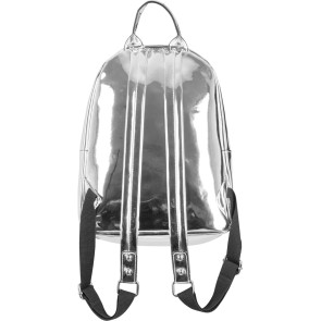 Urban Classics Midi Metallic Backpack zilver binnenkant
