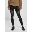 Urban Classics Dames Glans Leggings met Mesh TB3790