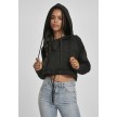 Urban Classics Dames Kort Oversized Vest met Capuchon TB3018