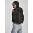 Urban Classics Dames Kort Oversized Vest met Capuchon TB3018