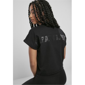 Urban Classics Ladies Short Oversized Cut On Sleeve Tee