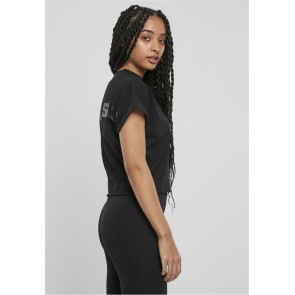 Urban Classics Ladies Short Oversized Cut On Sleeve Tee
