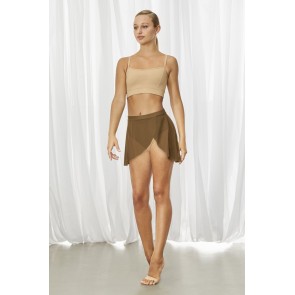 Bloch R3521 dames overslag balletrok bruin 