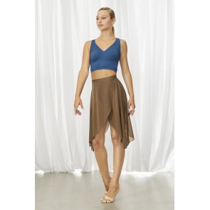 Bloch Dames DansRok R3531 Hadlee met dubbele overslag