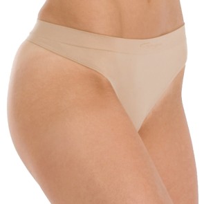 Capezio 3678 Onzichtbare Naadloze String voor Dames zachte stof