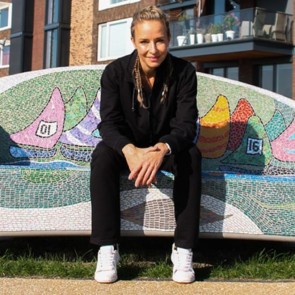 Donnay Dames Joggingbroek rechte pijp Lily zwart
