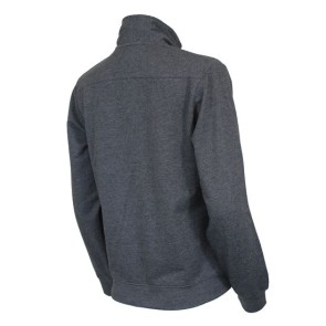 Donnay Dames Vest met kraag Fay grijs achterkant