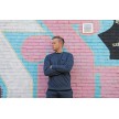 Donnay Heren Fleece Crew Sweater Dean donkerblauw