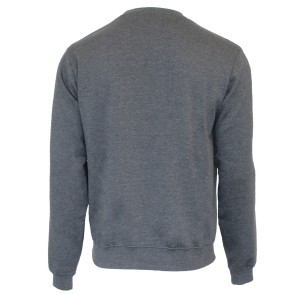 Donnay Heren Fleece Crew Sweater Dean grijs achterkant