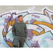 Donnay Heren Fleece Crew Sweater Dean groen model