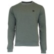Donnay Heren Fleece Crew Sweater Dean groen voorkant