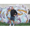 Donnay Heren Fleece Crew Sweater Dean zwart model