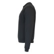Donnay Heren Fleece Crew Sweater Dean zwart zijkant