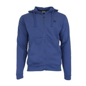 Donnay Heren Vest met capuchon Bruce blauw voorkant