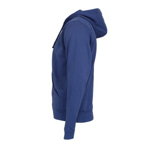 Donnay Heren Vest met capuchon Bruce blauw zijkant