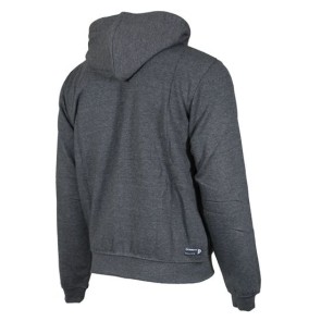 Donnay Heren Vest met capuchon Bruce gemêleerd donker grijs achterkant