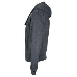 Donnay Heren Vest met capuchon Bruce gemêleerd donker grijs voorkant