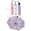 Alista ADB F900002 Opvouwbare paarse paraplu met ballerina print