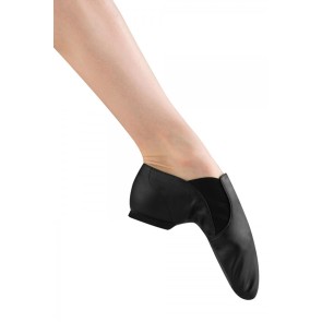 Bloch S0499L leren jazzschoenen zonder veter zwart zijkant