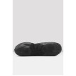 Bloch S0203 dames leren balletschoenen kruis bandjes zwart suede splitzool 