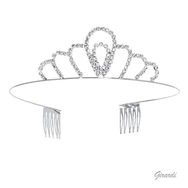 Alista 25012 Tiara voor Kinderen Zilverkleurig