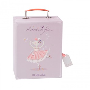 Moulin Roty 711331 balletmuis in garderobekast voorkant