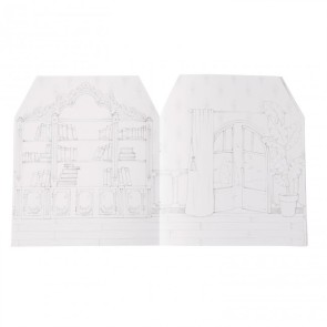 Moulin Roty 711377 kleurboek muizen kasteel met stickers