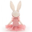 Jellycat knuffelkonijn met ballet tutu roze ballet tutu