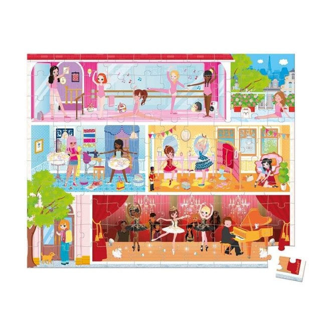 Janod Puzzel Dansschool