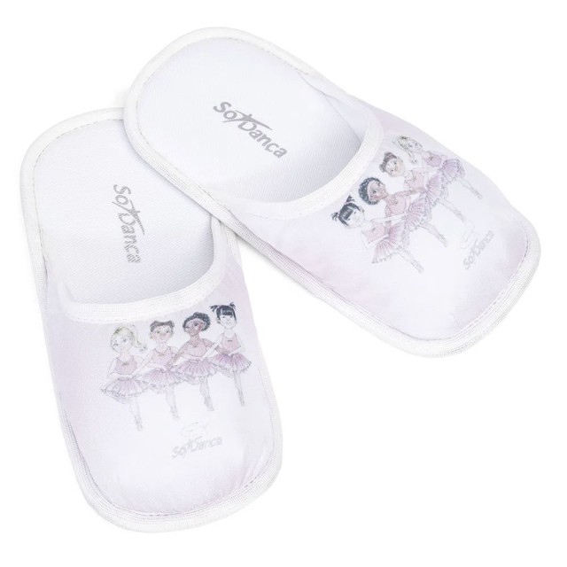 Sodanca Meisjes Slippers met Ballet Print SD-1796