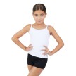 Capezio Team Basics Cami Meisjes wit voorkant