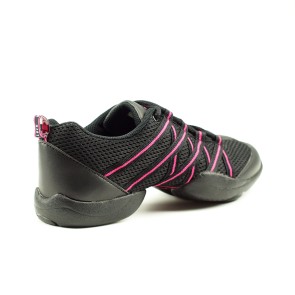 Bloch Criss Cross SO524 Danssneaker Zwart en Roze