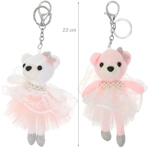 Alista Dancer Basics  Alista Ballerina Beertje met Tutu Sleutelhanger