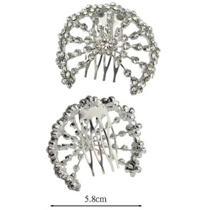 Alista Dancer Basics  Alista Chignon Cover met Metalen Kam en Strass