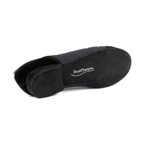 Portdance PD035 zwarte suede dansschoenen met suede zool unisex