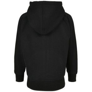  Urban Classics Jongens Hoodie met rits zwart achter